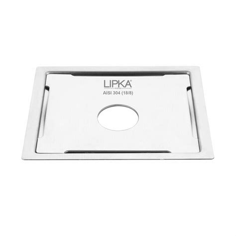 Yellow Exclusive Square Flat Cut Floor Drain (6 x 6 Inches) with Hole ...