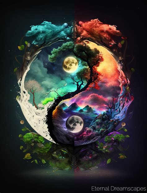 Yin Yang Art Collection | Whispering Breeze by Eternal-Dreams