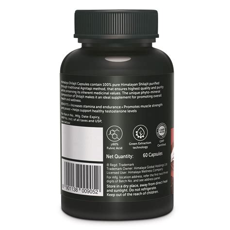 Buy Himalaya Shilajit Capsules - Enhances Stamina, Energy and Power ...