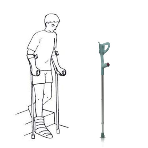 Buy VMS Careline Elbow Crutch Walking Cane Online | VMS Cart
