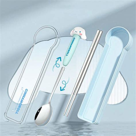 Sanrio Sanrio 304 Stainless Steel Spoon & Fork Cutlery Set, Creative ...