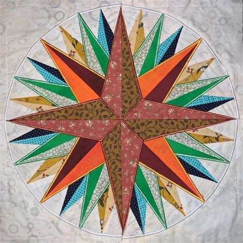 Image result for Compass Quilt Pattern