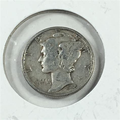 1945 Silver Mercury Head Dime | Property Room