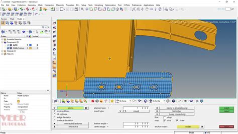 Image result for Shell Meshing HyperMesh
