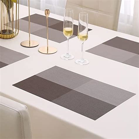 Stylish Brown Dining Mats & Runner Set | HOKIPO – HOKIPO | Har Ghar ka ...