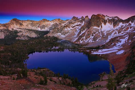 M196 Sunset Alpenglow Over Twin Lakes, Idaho | Randall J Hodges Photography