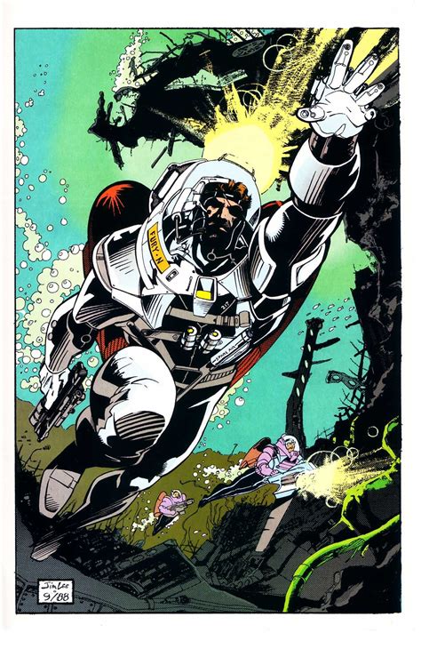 Nick Fury by Jim Lee Comic Book Board, Comic Book Artwork, Comic Book ...