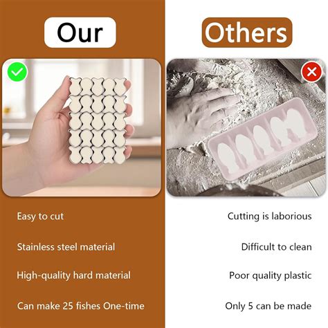Starfalab Gold Fish Cracker Cutter,Stainless Steels Small India | Ubuy