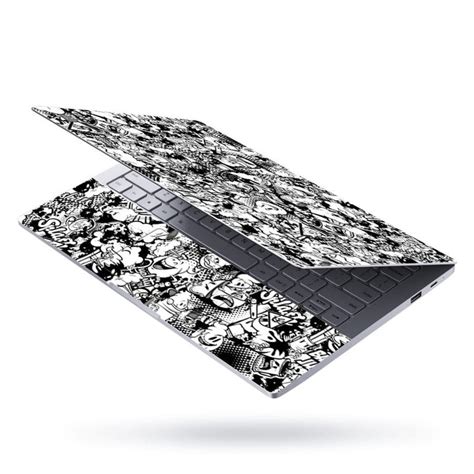 Laptop Skin - Splash Black & White Graffiti for 15.6 inch Laptop ...