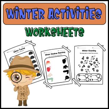 Winter Activities Worksheet 的图像结果