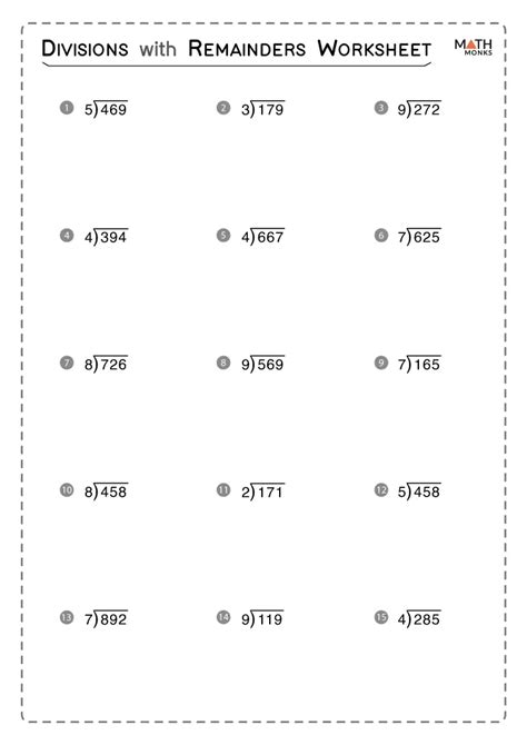 Image result for 4th Grade Division Problems