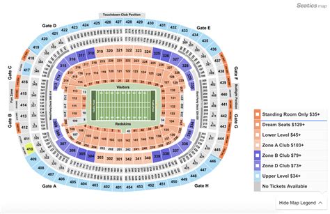 Metlife Stadium Concert Seating Chart With Seat Numbers - Stadium ...