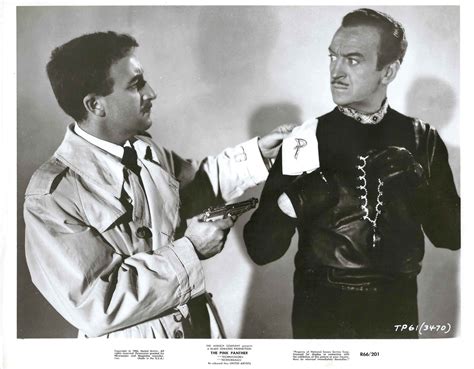 "The Pink Panther" Peter Sellers, David Niven. | Black and white movie ...