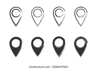 Location Pin Drawing 的图像结果