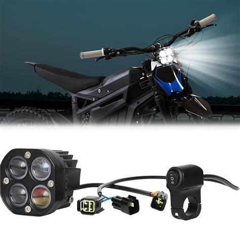 MOTOQUEEN Headlight For Talaria Sting R MX4 Motorcycle Lights Kit,Plug ...