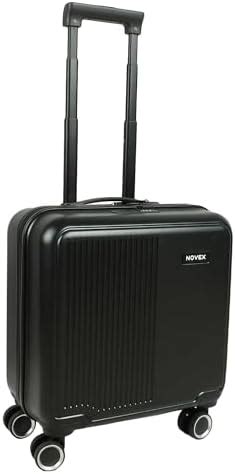 NOVEX Polyester Black Small Overnighter Laptop Trolley Bags with Wheel ...
