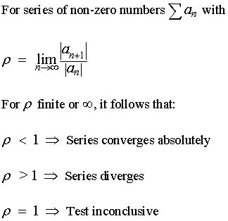 Series Ratio Test Example 的图像结果