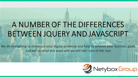 Diff Between JavaScript and jQuery 的图像结果