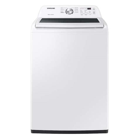 Buy 4.4 cu. ft. Capacity White Top Load Washer Agitator with Vibration ...