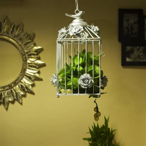 Homesake® Decorative Hanging Cage, Balcony/Patio Planter Cage/Hanging ...