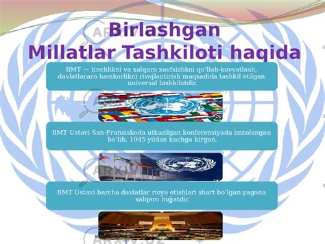 BMTning vujudga kelishi va xalqaro iqtisodiy institutlar tizimi ...