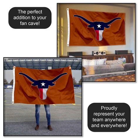 Texas State Colors Longhorns Flag - State Street Products
