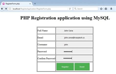 Getting Form Data Using PHP MySQL 的图像结果