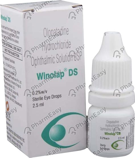 Winolap Ds 0.2 % Eye Drop (2.5): Uses, Side Effects, Price & Dosage ...