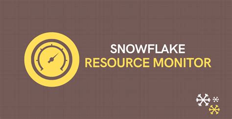 Image result for Snowflake Resource Monitoring