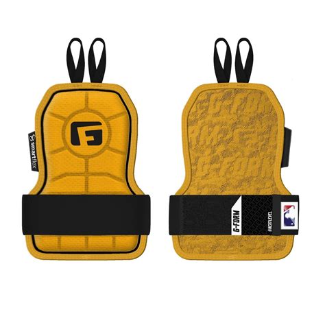 G-Form ハンドガード Elite Baseball Hand Guard MLBロゴ入り イエロー/ブラック | SBSスポーツ