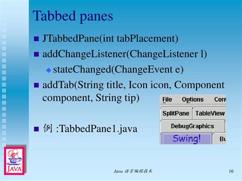 Image result for Java JTabbedPane