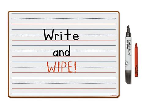 Learn to Print Write & Wipe Board at Lakeshore Learning