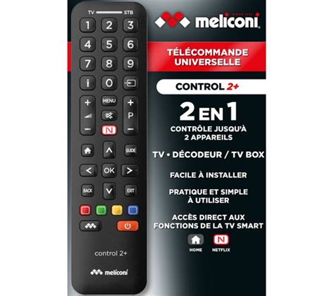 Image result for Telecommande Meliconi