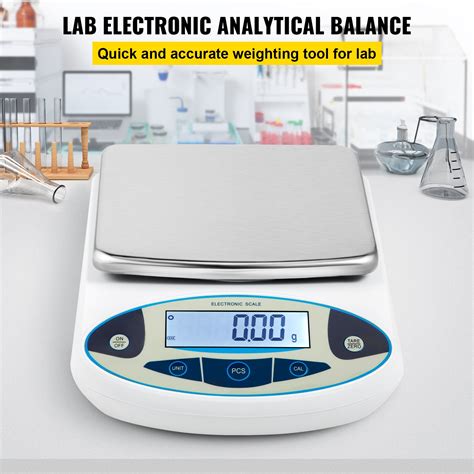 VEVOR Analytical Balance, 5000g x 0.01g Accuracy Lab Scale, High ...