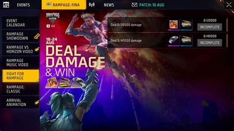 Free Fire MAX Fight for Rampage event guide: Unlock Ink Wings Parachute ...