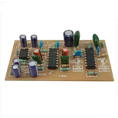 Salcon 3 IC Bass Treble Preamp, Dual LM324N & 4558 IC, 12V DC Power ...