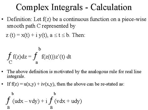 Image result for Complex Integrals