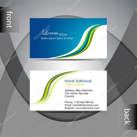 Business Card Template PDF 的图像结果