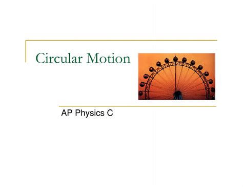 Image result for Circular Motion Examples