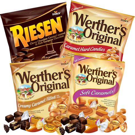 Buy Werther's Original Caramel Hard Candy and Soft Caramels Assortment ...