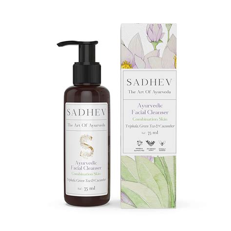 Sadhev Ayurvedic Facial Cleanser Combination Skin - 75ml : Amazon.in ...