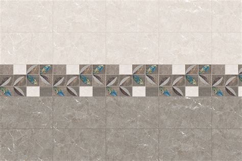 Buy Fondi Grey Decor Tile | Ceramic wall - Nitco Tiles & Marble