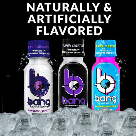 Buy Bang Energy Shots Variety Pack. Rainbow Unicorn, Purple Haze and ...