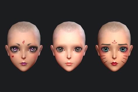 Unity Customizable Face 的图像结果