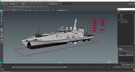 3D Cape Class Patrol Boat Rigged for Maya model | 3D Molier International