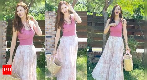 Korean actress Lee Dahae's pink summer style upgrade is unmissable ...