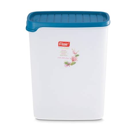 Buy FLAIR Plastic Smart Rectangle Container 2000ml - Blue, Modular ...