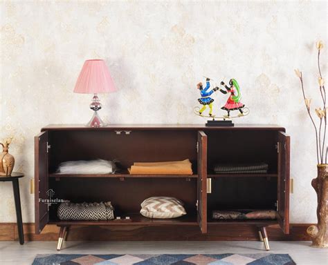 Buy Boston Solid Wood Three-Door Sideboard Cabinet