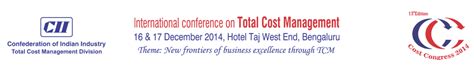 13 Edition International conference on Total Cost Management