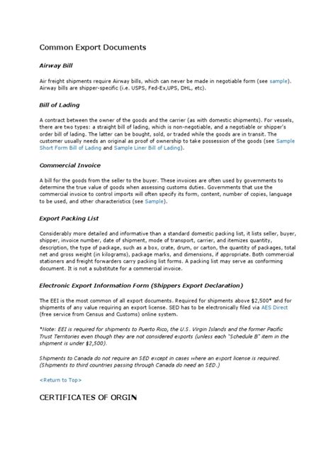 Image result for Export Paperwork